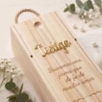 Caja para Vino con Dedicatoria para Testigos - Imagen 2