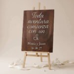 Cartel de Boda - Bienvenida "Modelo Aventura" - Imagen 4