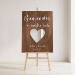 Cartel de Boda - Bienvenida "Modelo Espejo" - Imagen 3