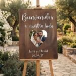 Cartel de Boda - Bienvenida "Modelo Espejo"