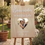 Cartel de Boda - Bienvenida "Modelo Espejo" - Imagen 2