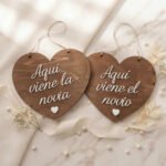 Cartel de Boda - Aquí viene la novia o novio - Imagen 2