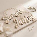 Cartel de Boda - Para Sillas de los Novios  "Modelo Natura" (Pack 2) - Imagen 4