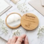 Espejo de Bolsillo de Bambú - Bautizo
