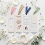 Marcapáginas de Papel Verjurado - Bautizo - Imagen 3