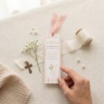 Marcapáginas de Papel Verjurado - Bautizo