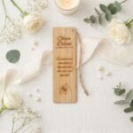 Marcapáginas de Bambú - Boda