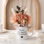 Taza Floral para Madrinas